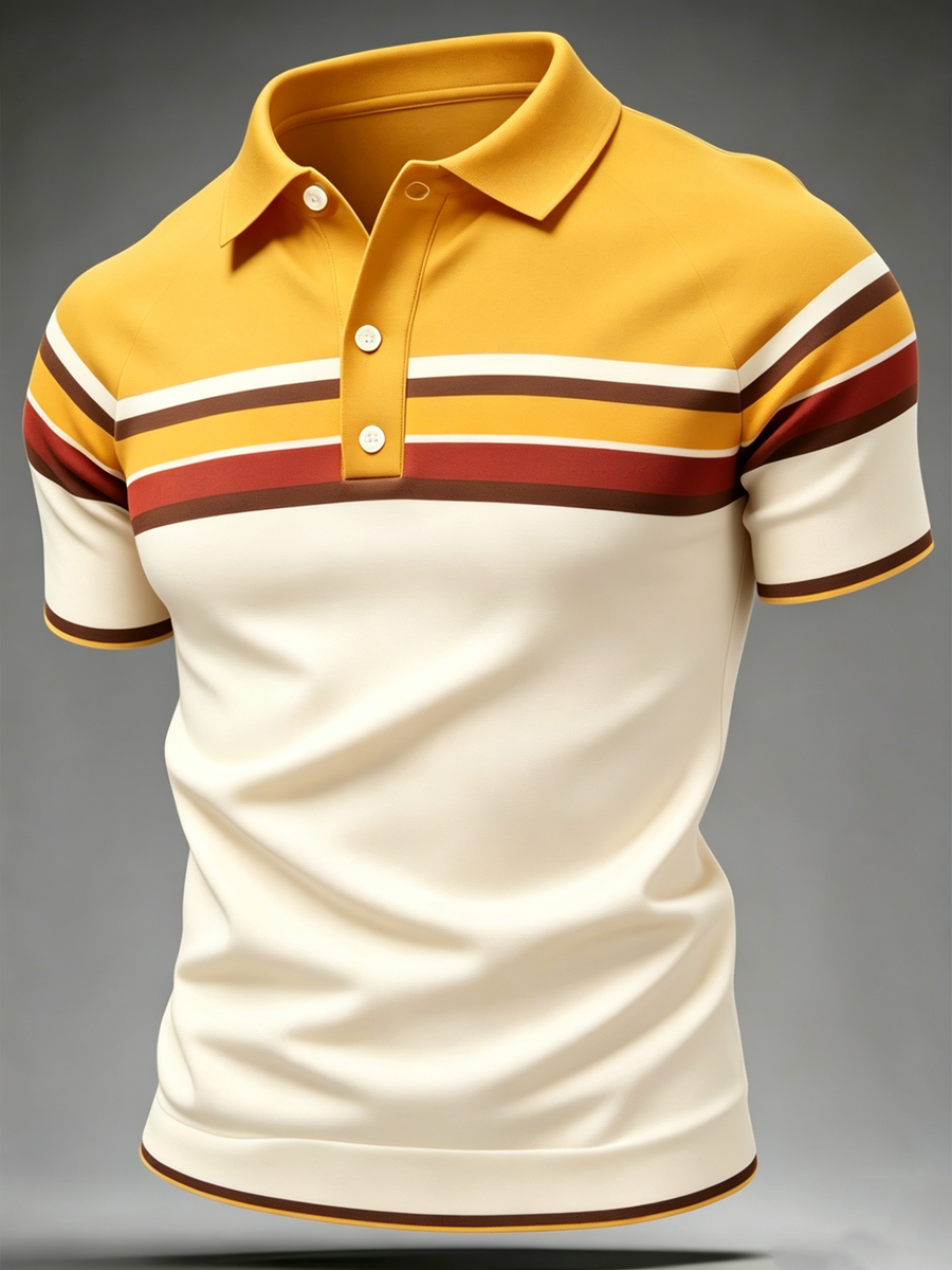 Men's Retro polo shirt