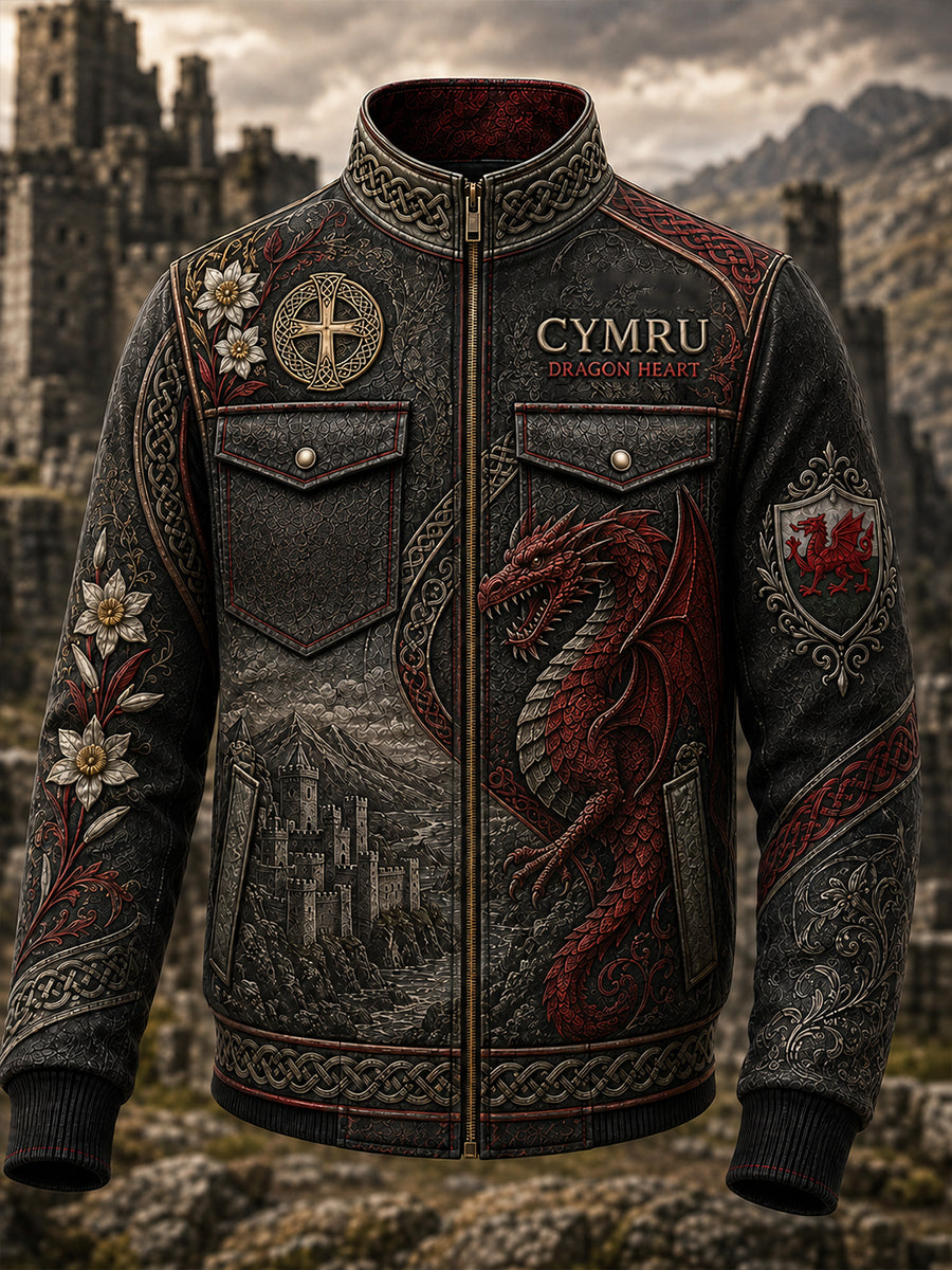 Men's Wales Uk Patchwork Jacket