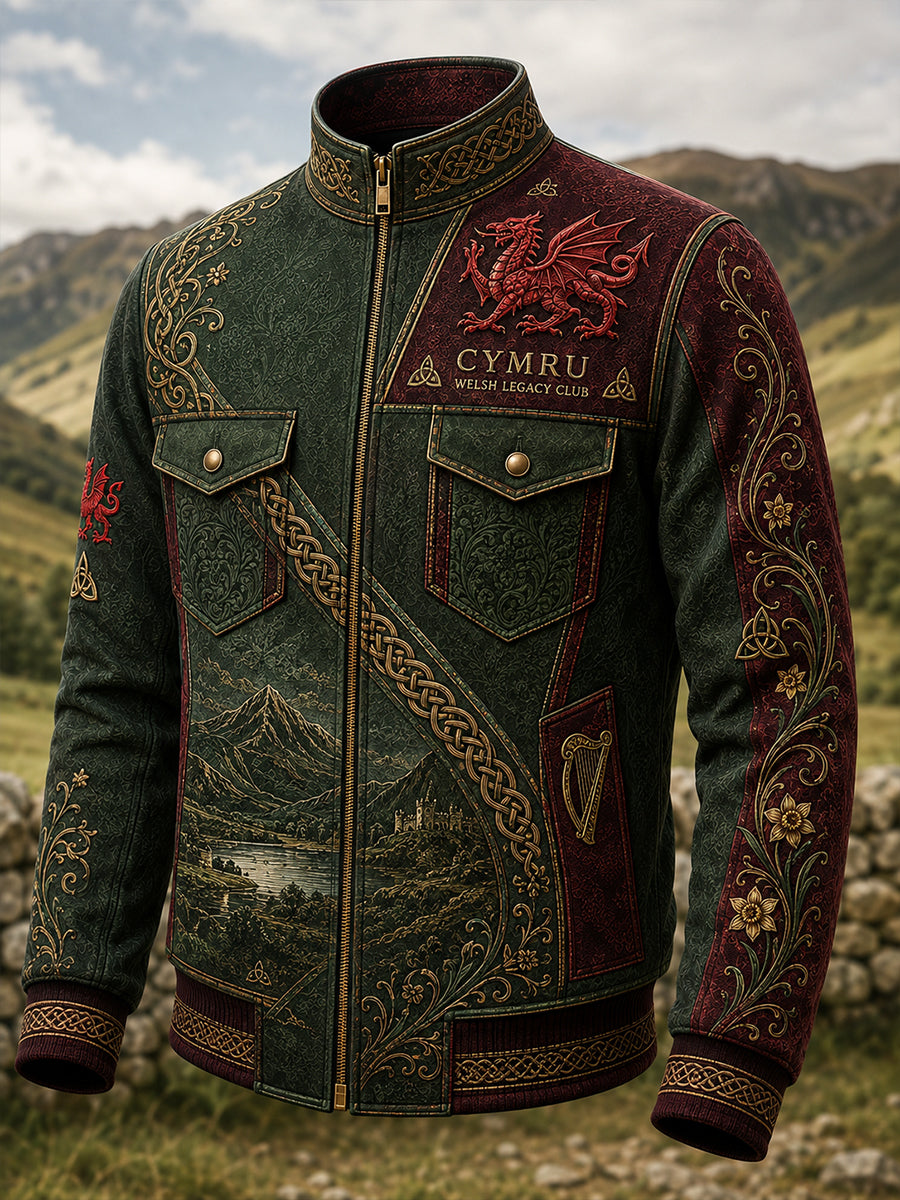 Men's Wales Uk Patchwork Jacket