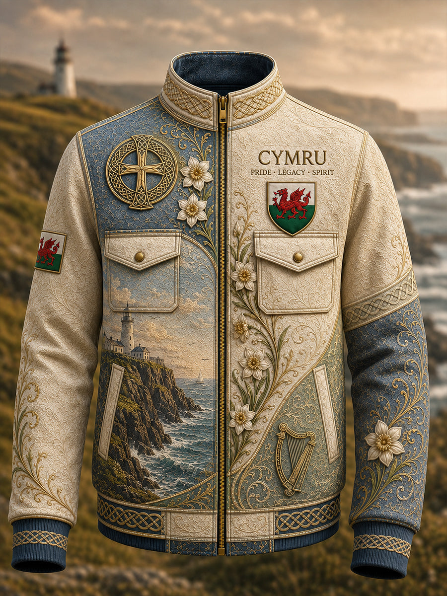 Men's Wales Uk Patchwork Jacket
