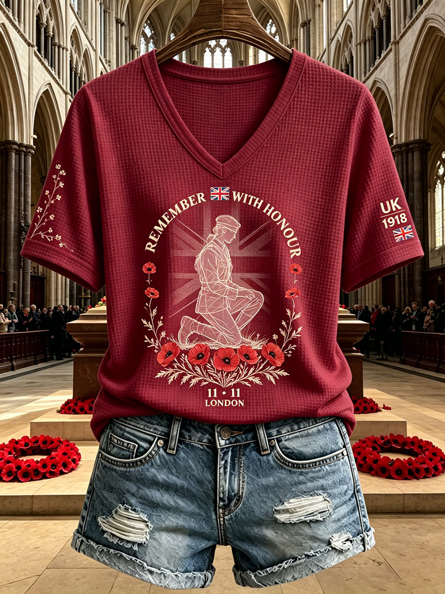 Women's British Remembrance Day Element Shirt