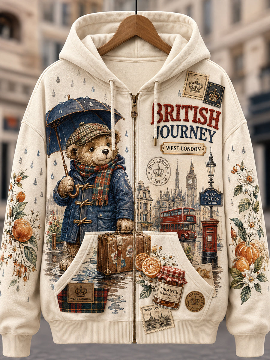 Women's Fun Zip-Up Hoodie