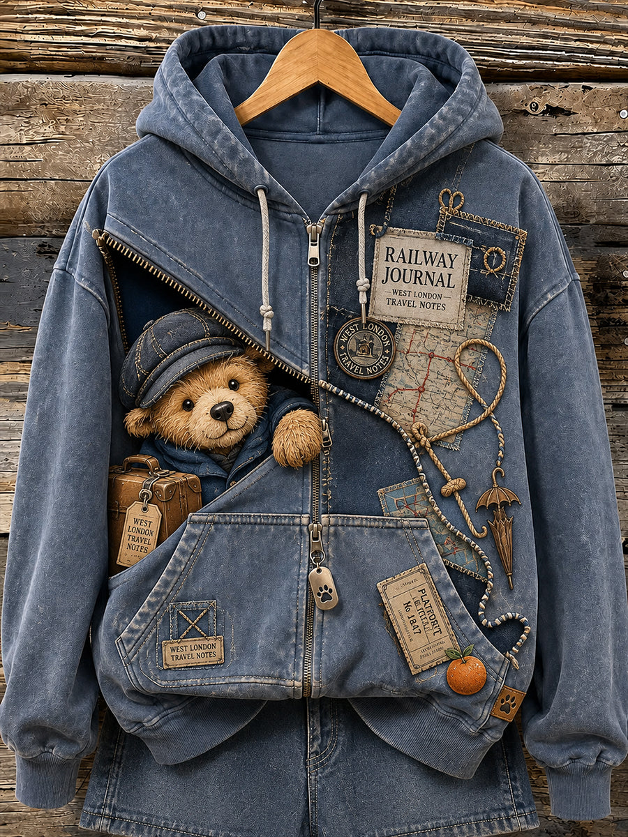 Women's Fun Zip-Up Hoodie
