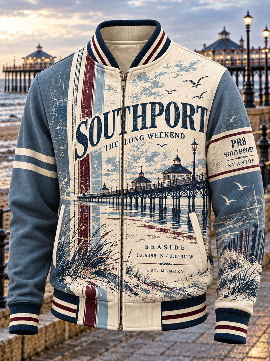 Men's British Town Print Jacket