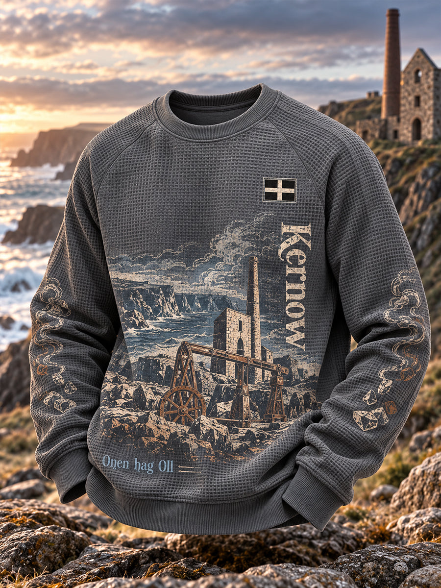 Men's UK Cornwall Waffle Long-Sleeve Sweatshirt