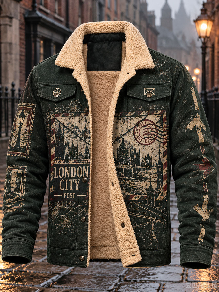 Men's Thickened Velvet Jacket