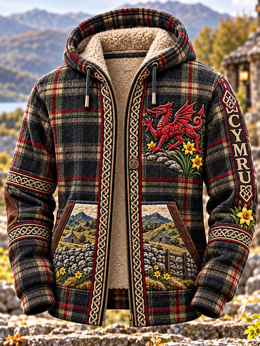 Men’s Welsh Flannel Hooded Jacket