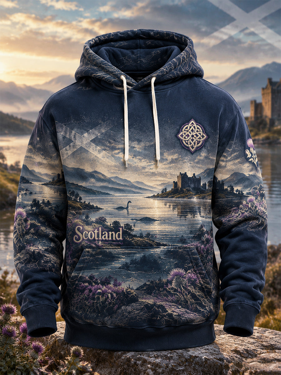 Men's UK Scotland Long-Sleeve Hoodie