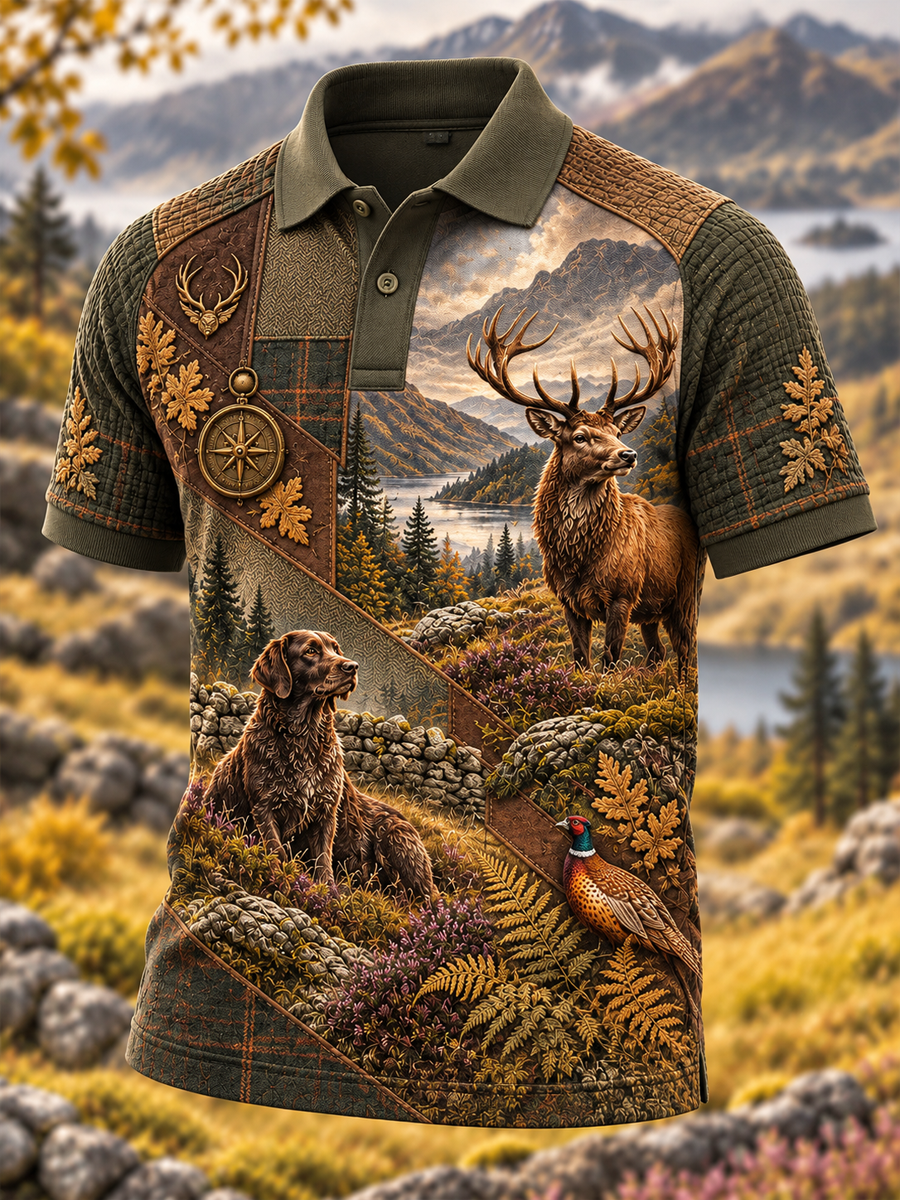 Men's Hunting Season Culture Polo Shirt