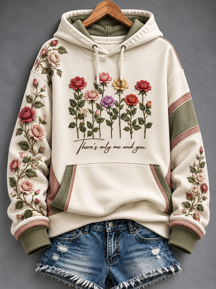 Women's There's Only Me And You Print Hoodie