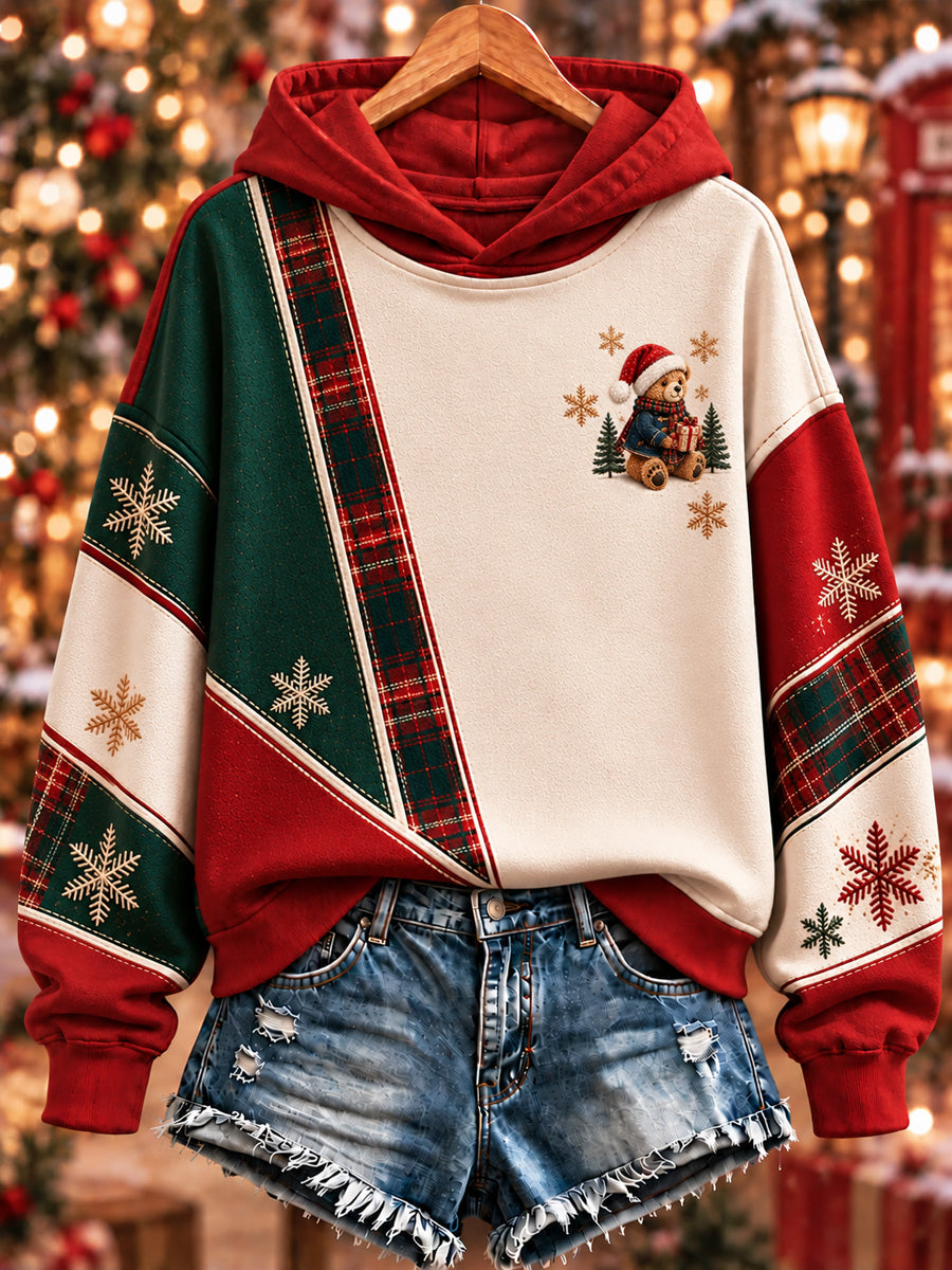 Women's British Christmas Print Sweater