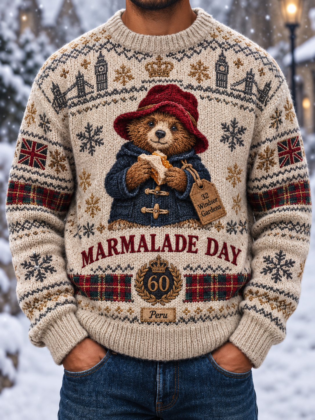Men's imitation sweater