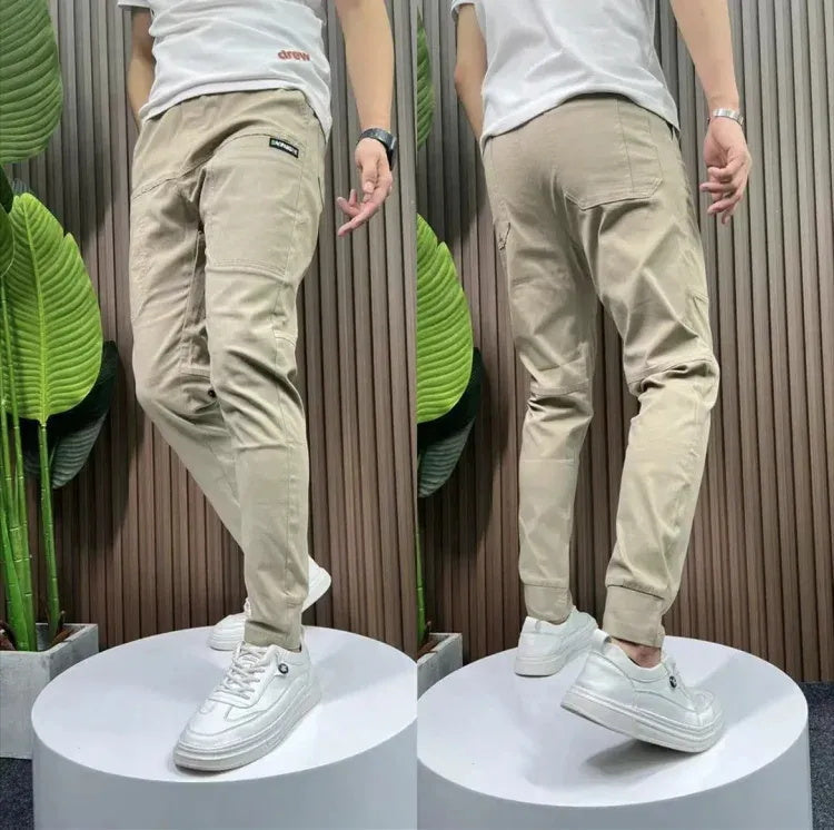 🔥2025 HOT SALE🔥Men's High Stretch Multi-pocket Skinny Cargo Pants