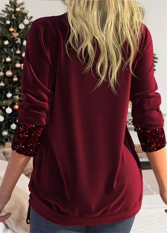 🔥Package!🔥Sequin Loose Smocked Fake Two-Piece Top