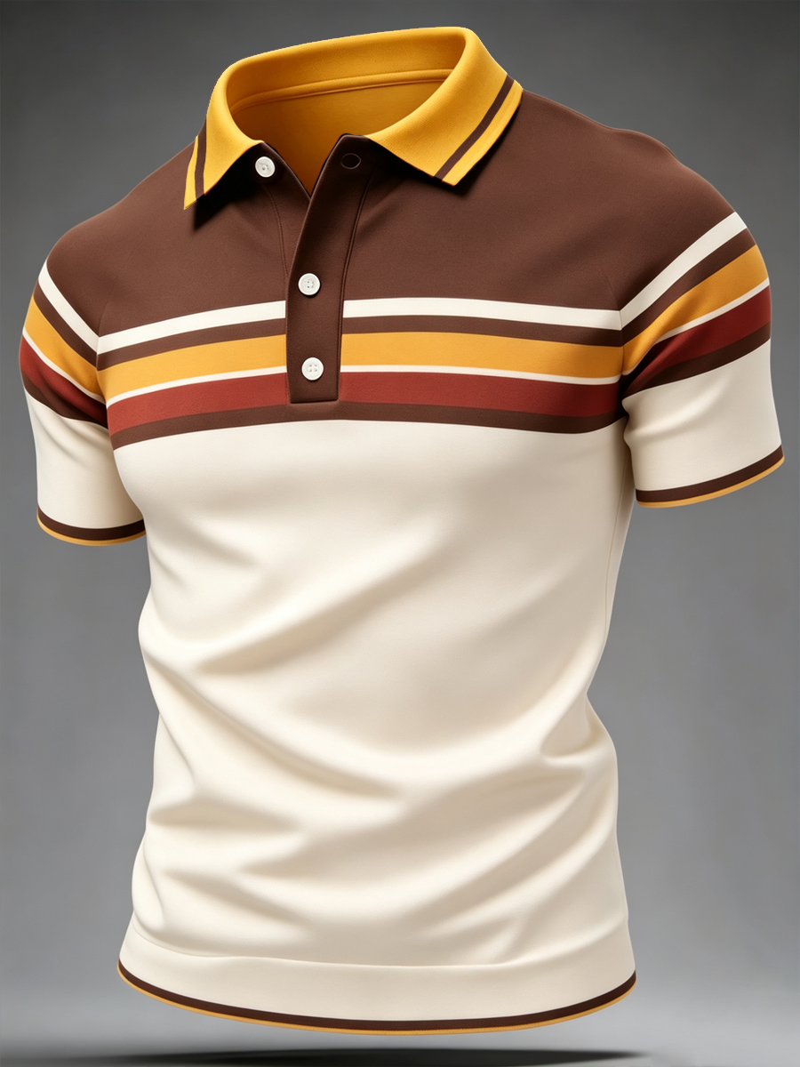 Men's Retro polo shirt