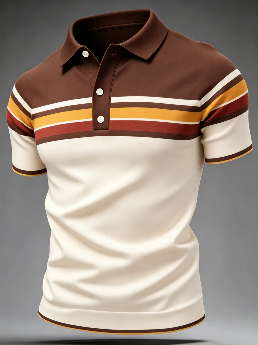 Men's Retro polo shirt