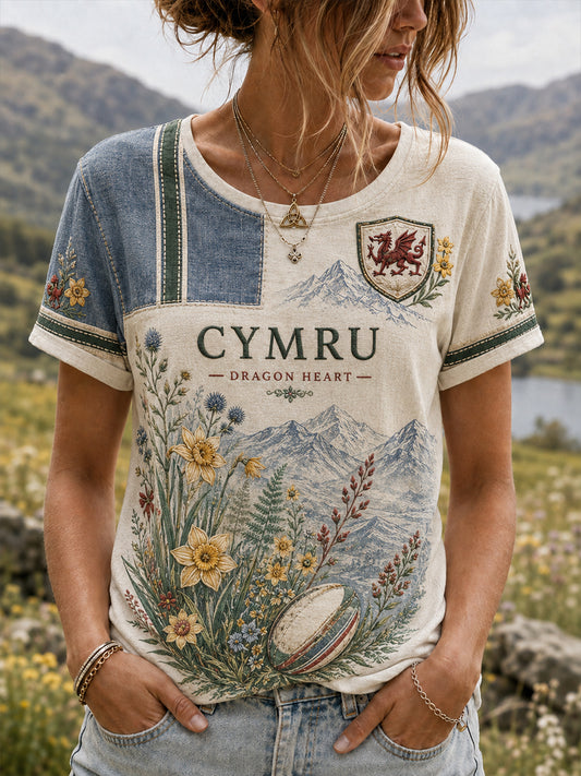 Women's Wales  UK Short-Sleeved T-Shirt