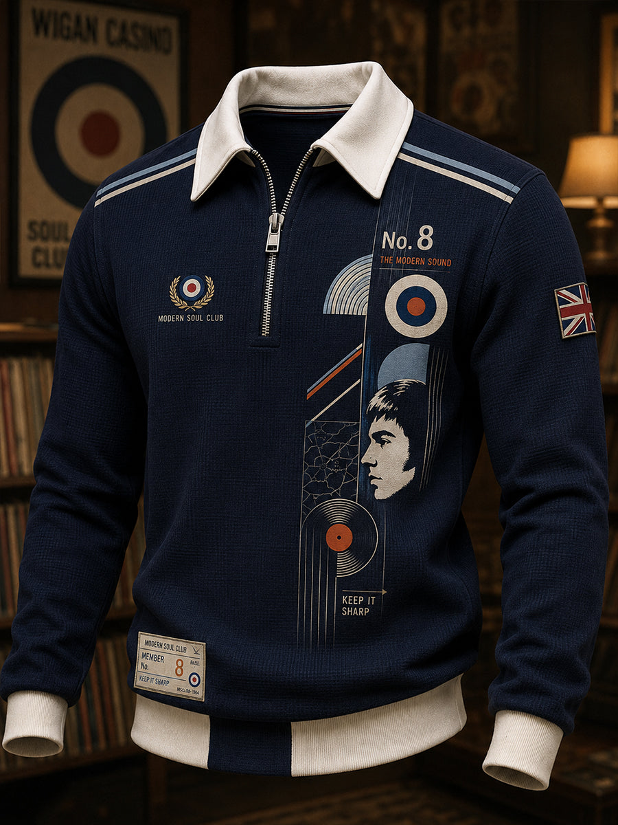 Men's Paul Weller And British Mod Culture Long Sleeve T-Shirt