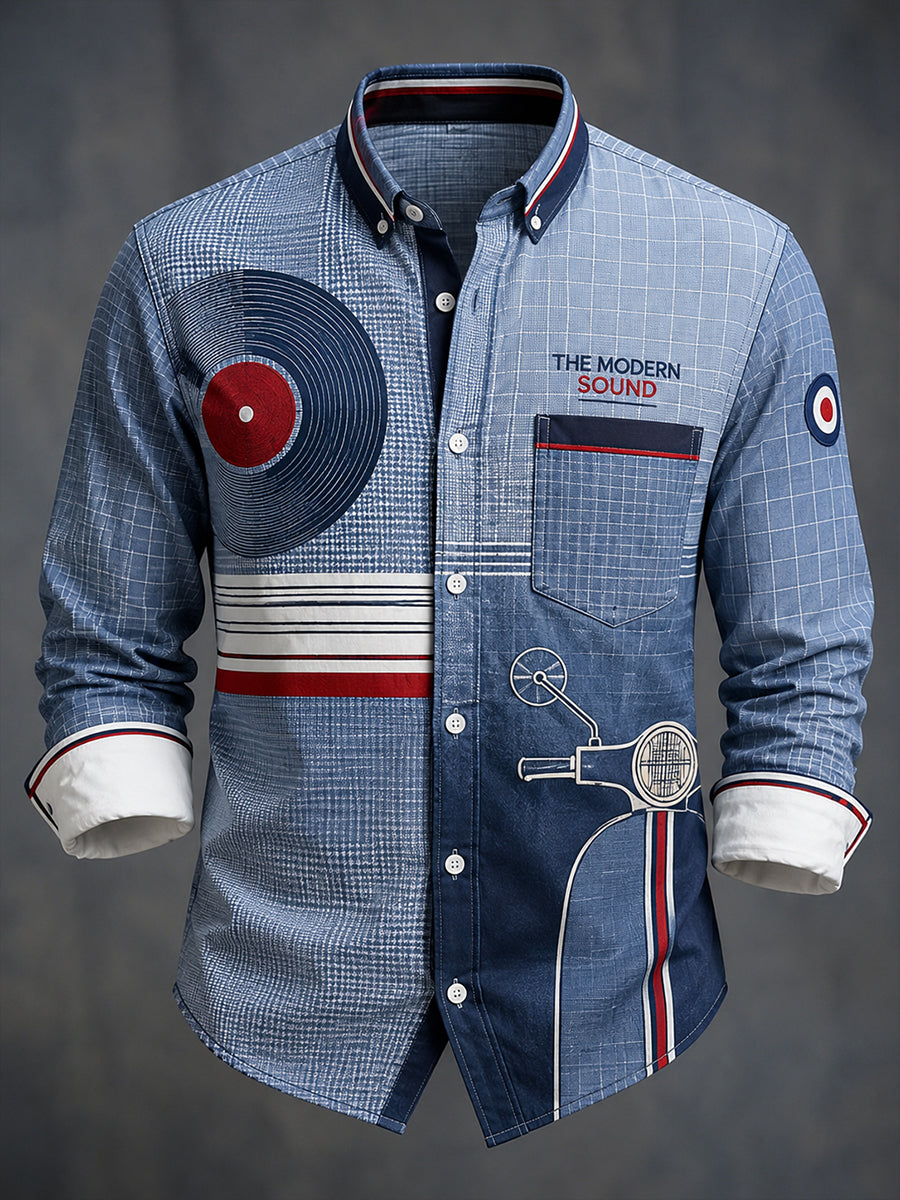 Men's Paul Weller And British Mod Culture Waffle Shirt
