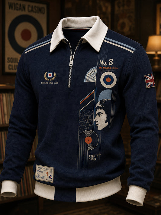 Men's Paul Weller And British Mod Culture Long Sleeve T-Shirt