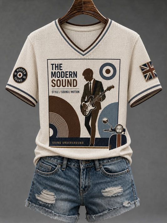 Women's Paul Weller And British Mod Culture Short-Sleeved T-Shirt