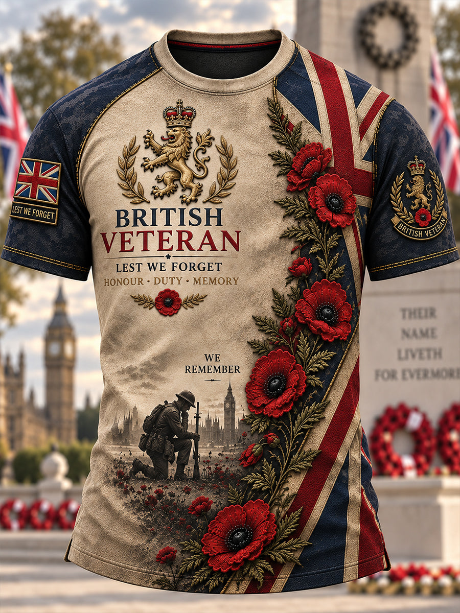Men's Memorial Short Sleeves T-Shirt