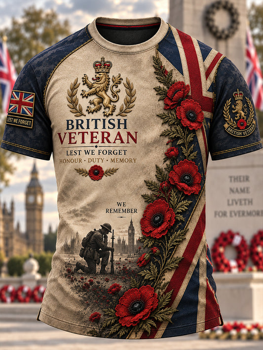 Men's Memorial Short Sleeves T-Shirt