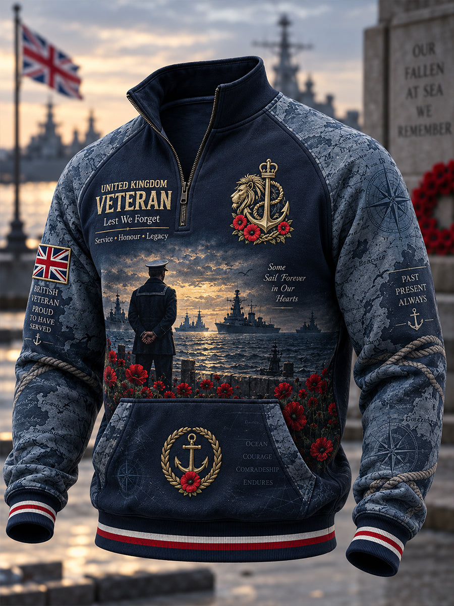 Men's Memorial  Patterned Hoodie From The UK