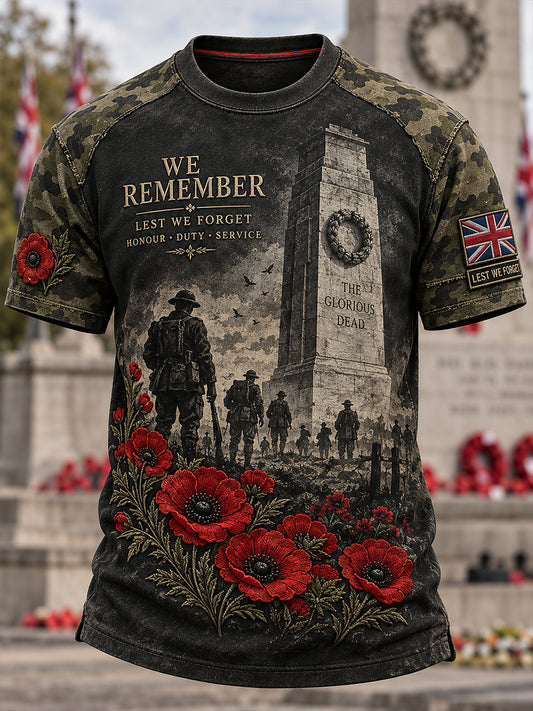 Men's Memorial Short Sleeves T-Shirt