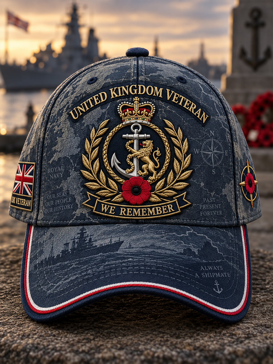 Unisex  British Veteran Commemorative Hat