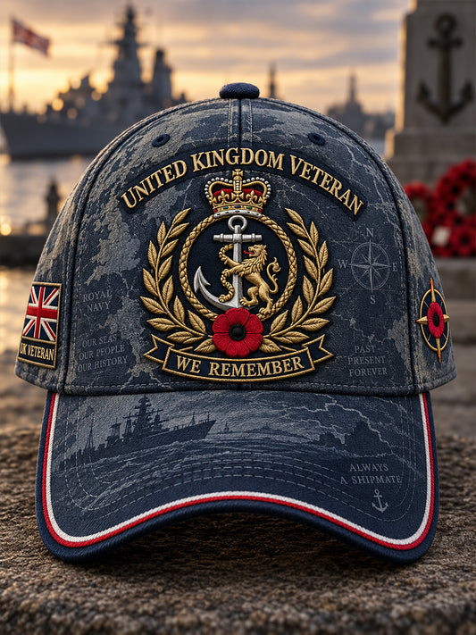 Unisex  British Veteran Commemorative Hat