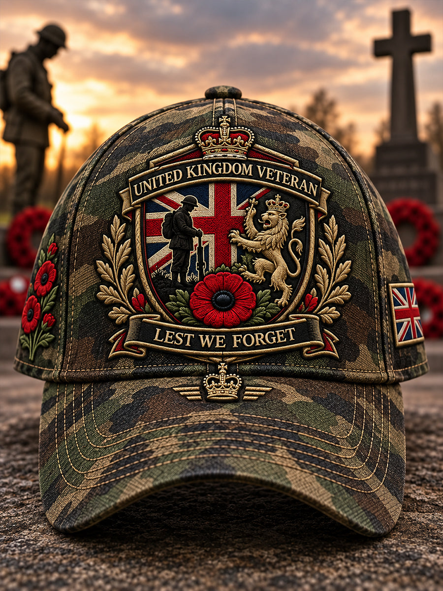 Unisex  British Veteran Commemorative  Hat