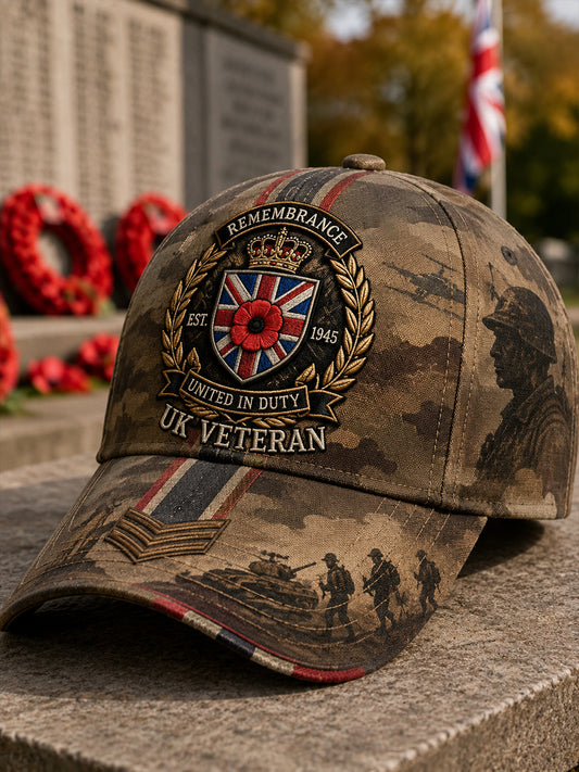 Camo Veteran Memorial Graphic Hat
