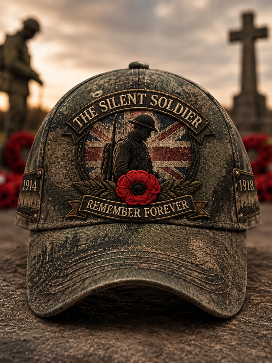 Unisex Remembrance Day Veterans' Memorial Print Hat