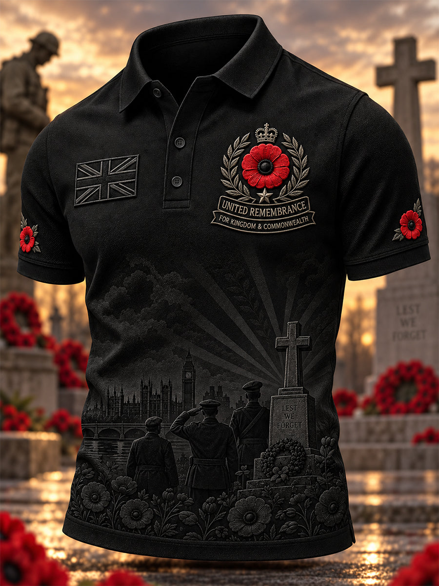 Men's Remembrance Day Lest We Forget Shirt