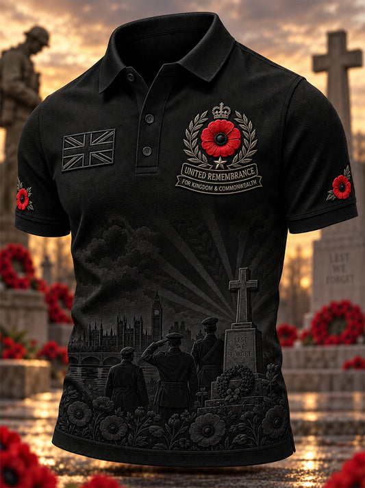 Men's Remembrance Day Lest We Forget Shirt