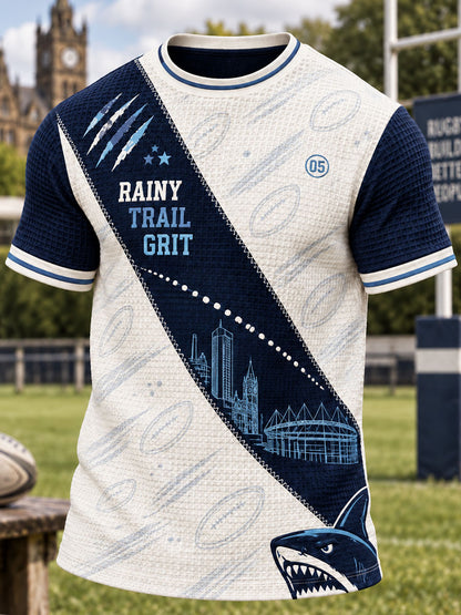 Men's Waffle Short Sleeve