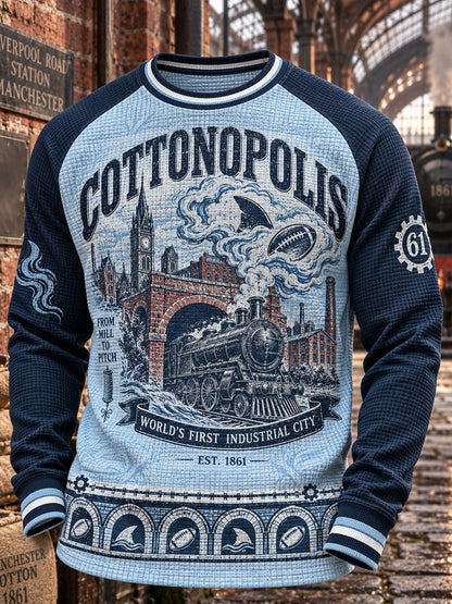Men's Waffle Long Sleeve T-Shirt