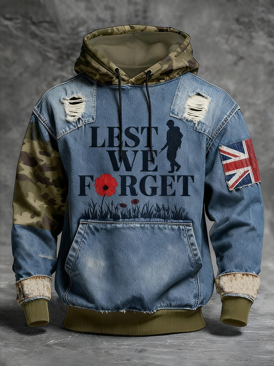 Men's  "Forget Me Not" Hoodie