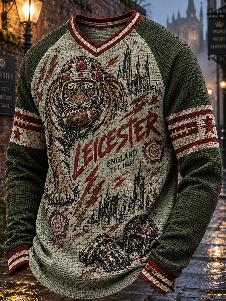 Men's Waffle Long Sleeve T-Shirt