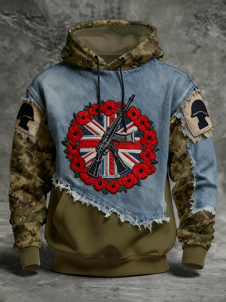 Men's Remembrance Day "LEST WE FORGET" Hoodie