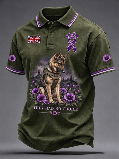 Men's Lest We Forget They Had No Choice Print Shirt