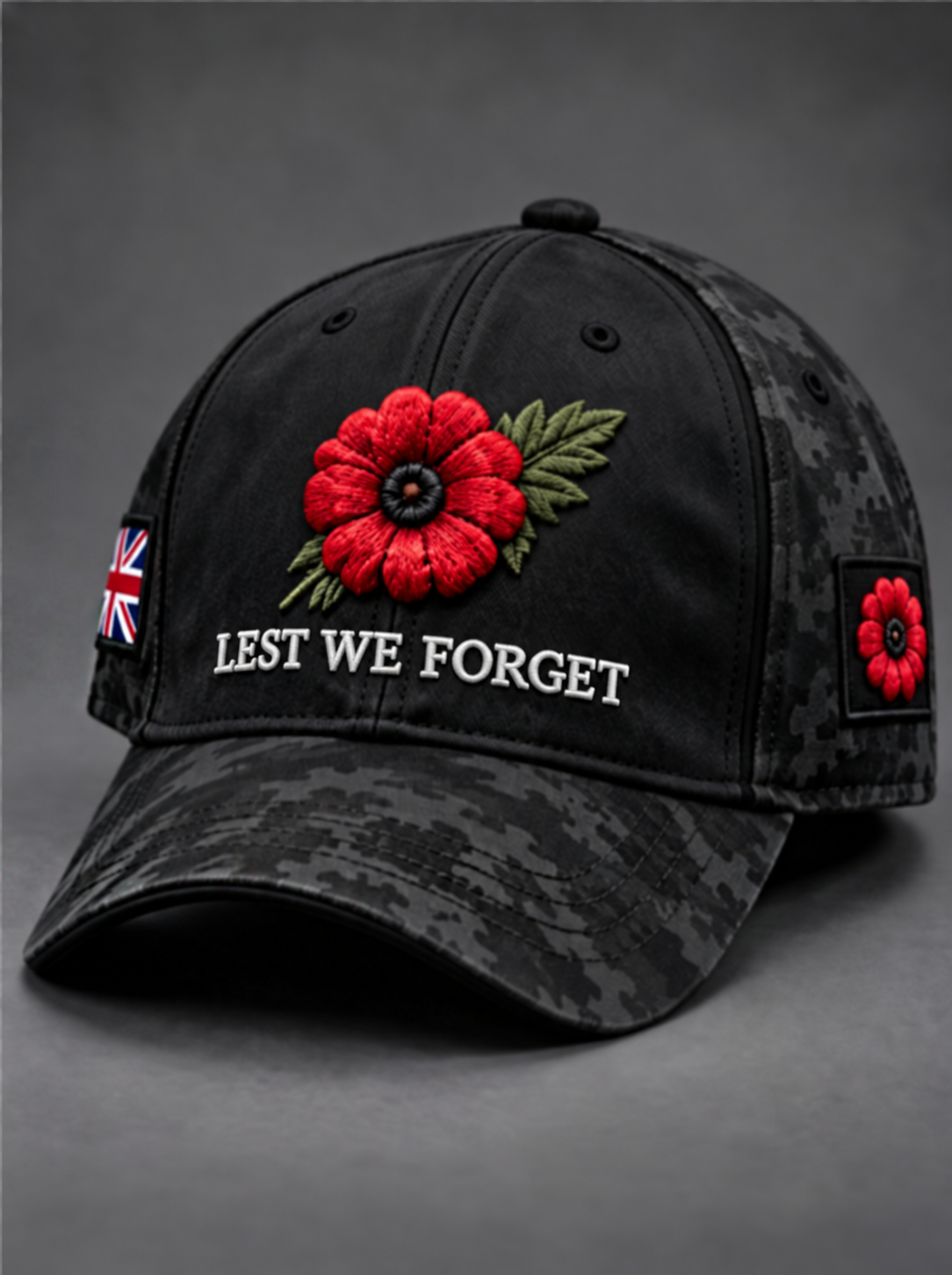 Unisex  Remembrance Day Lest We Forget  Hat