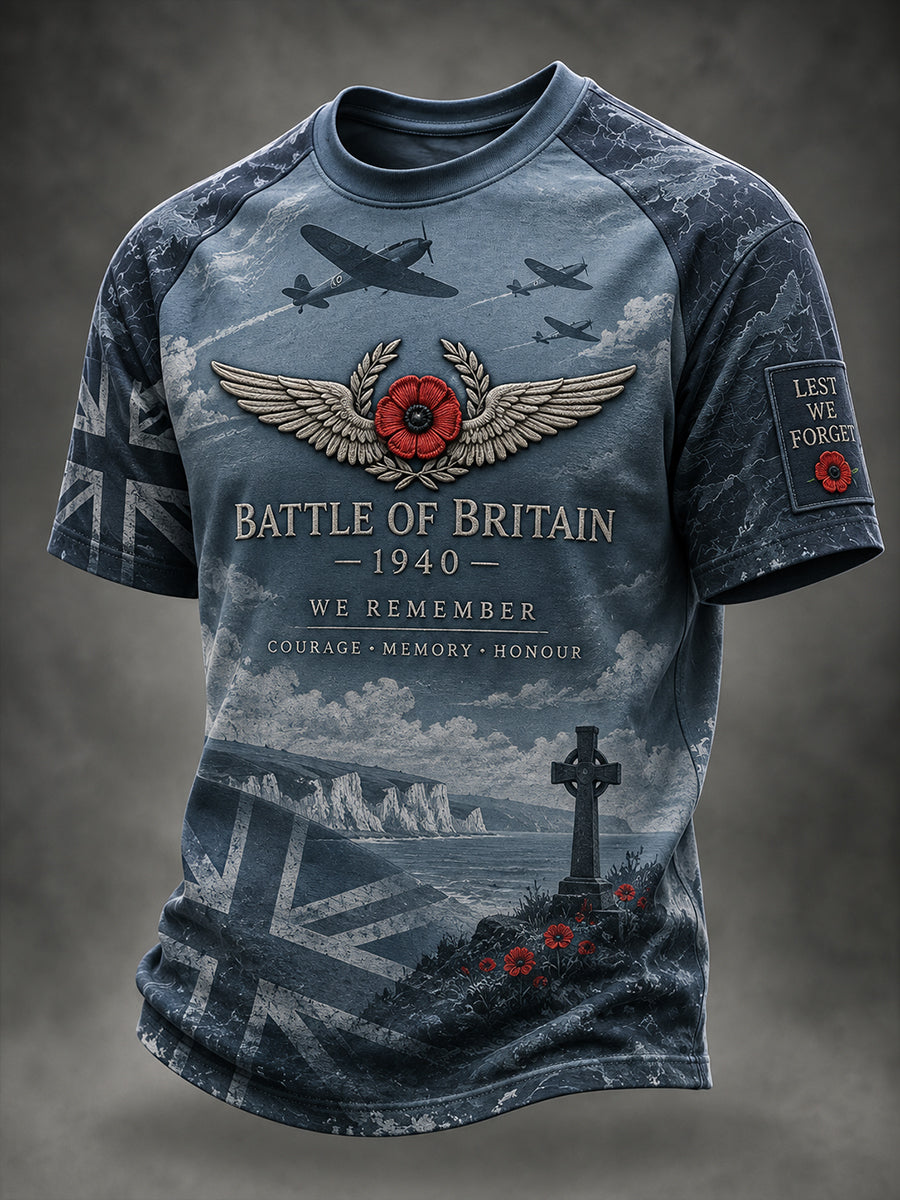 Men's Uk Veterans' Memorial Short Sleeves T-Shirt
