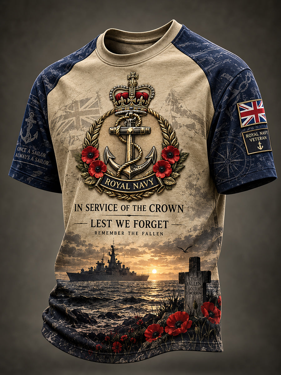 Men's Uk Veterans' Memorial Short Sleeves T-Shirt