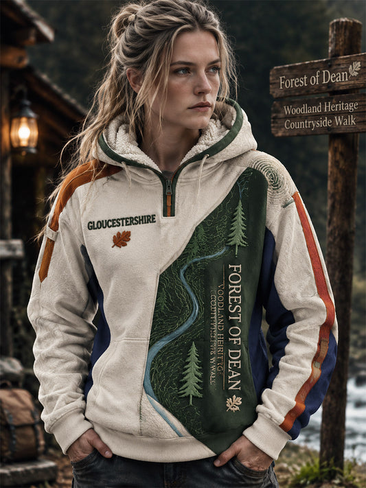 Women's Gloucestershire Countryside Fleece-Lined Hoodie