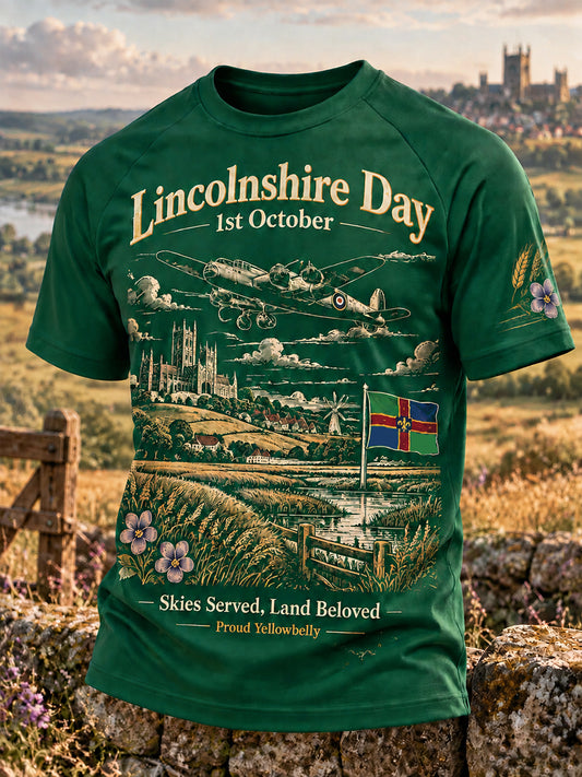 Men's UK Lincolnshire Day Short-Sleeve T-Shirt