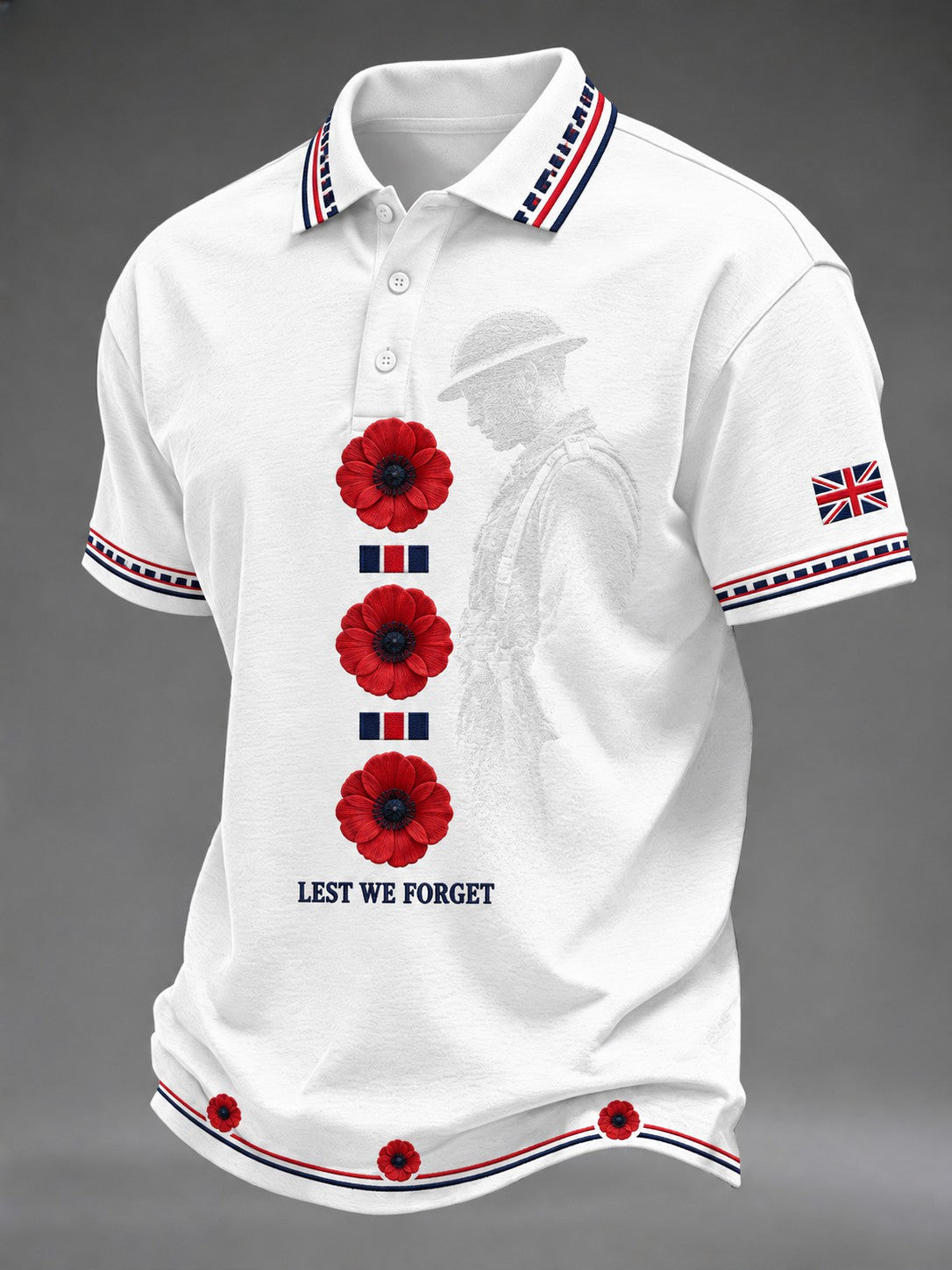 Men's Lest We Forget Printed Shirt