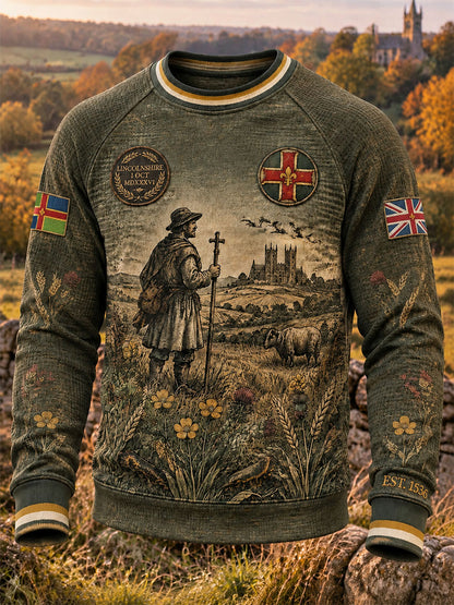 Men's Waffle Long Sleeve T-Shirt