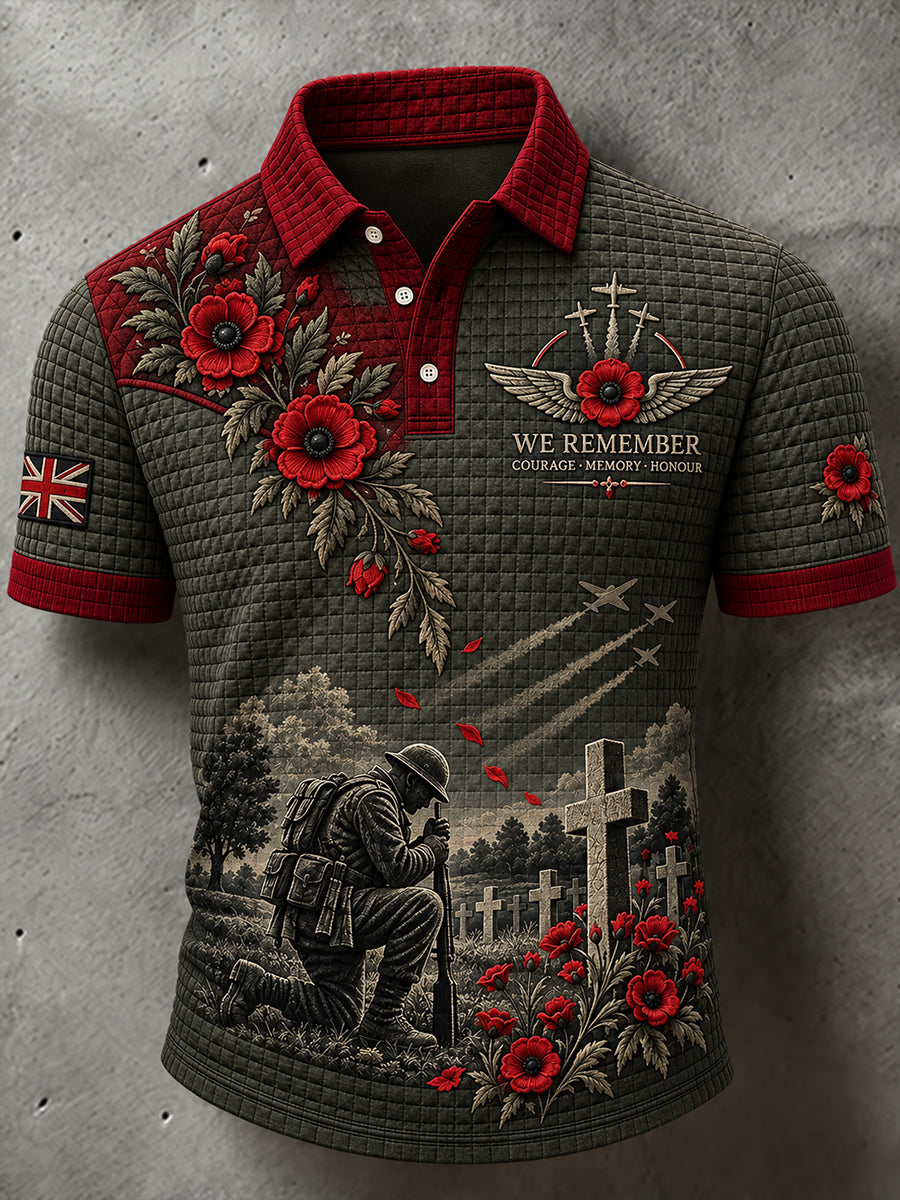 Men's British Veteran Commemorative Short Sleeve Shirt